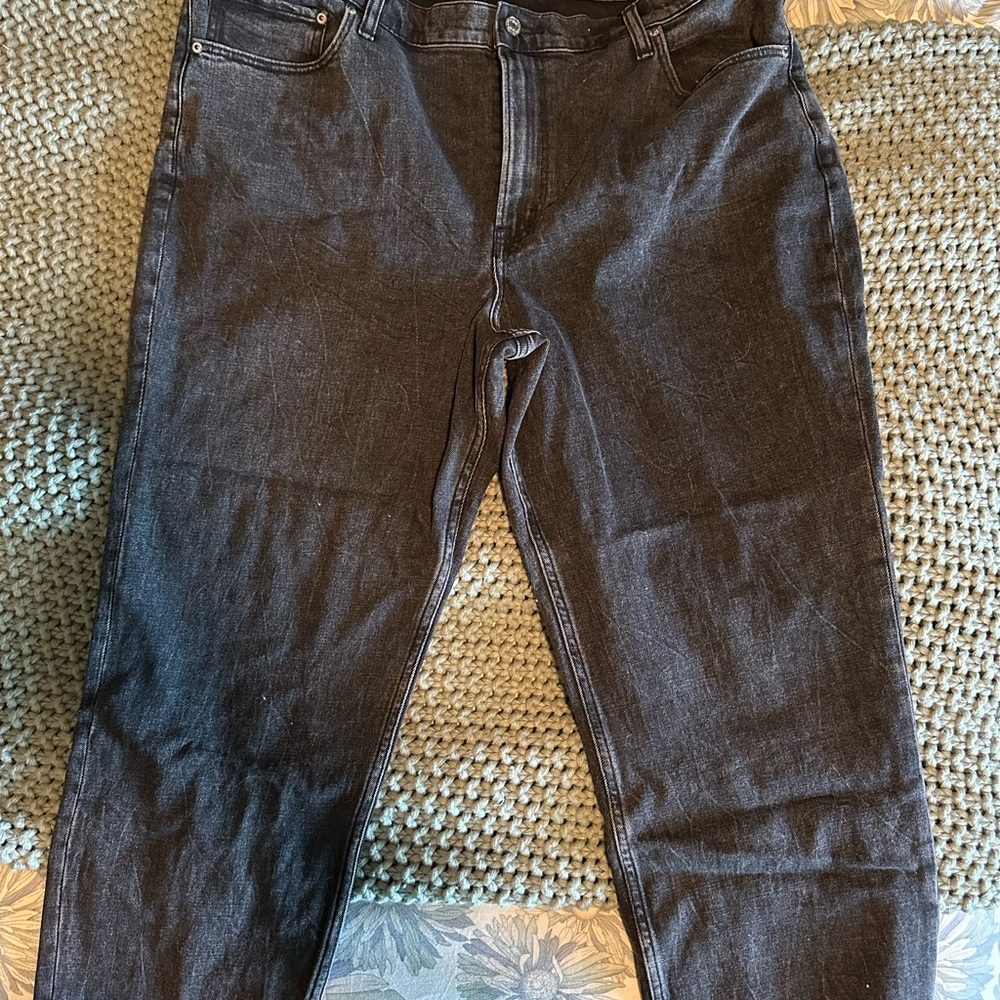Abercrombie & Fitch Women's Black Straight Leg Jeans